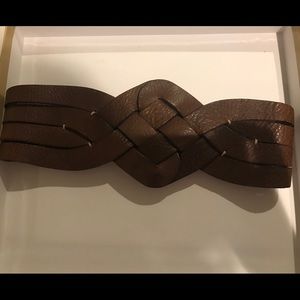 Jigsaw Brown leather belt